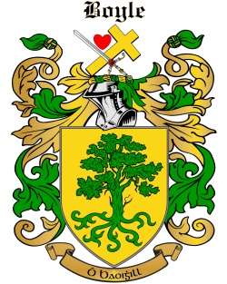 BOYLE family crest