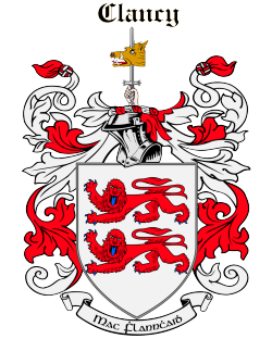 CLANCY family crest CLANCY family crest