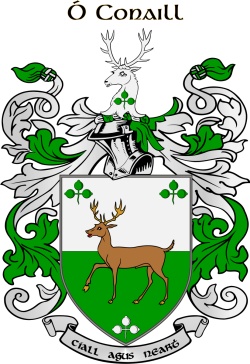 O'CONNELL family crest O'CONNELL family crest