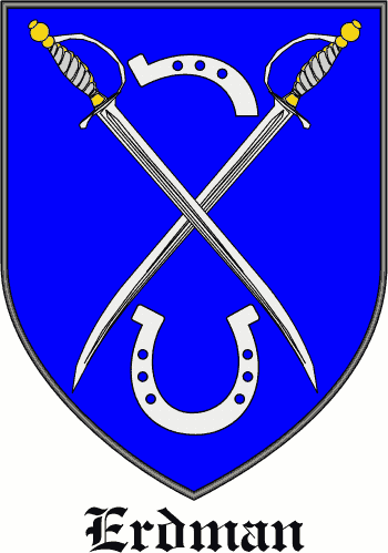 ERDMAN family crest ERDMAN family crest