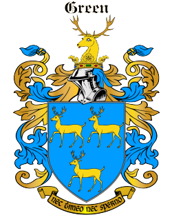 Greenham family crest