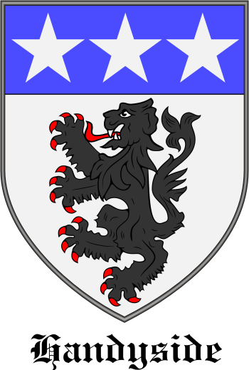 HANDYSIDE family crest HANDYSIDE family crest