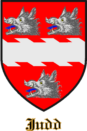 JUDD family crest JUDD family crest