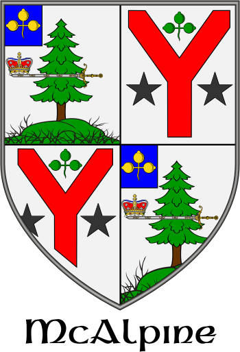 McAlpine family crest McAlpine family crest