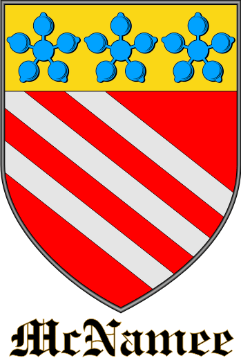 MCNAMEE family crest MCNAMEE family crest