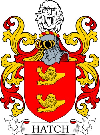 Hatch family crest