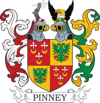 Pinney family crest