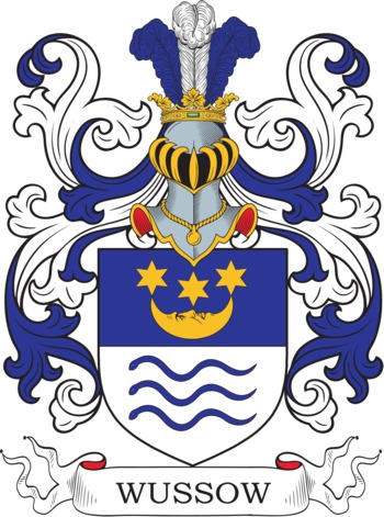 WUSSOW family crest