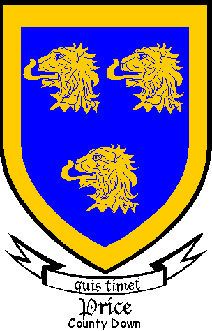 Prys family crest