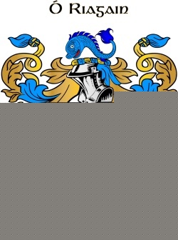 REGAN family crest REGAN family crest