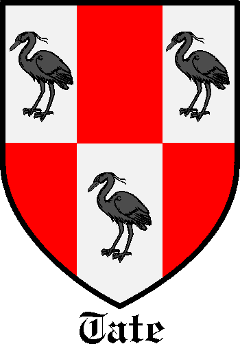 TATE family crest TATE family crest