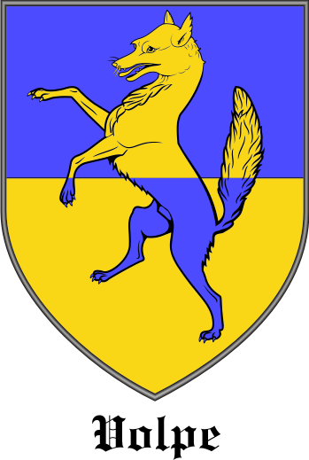 VOLPE family crest VOLPE family crest
